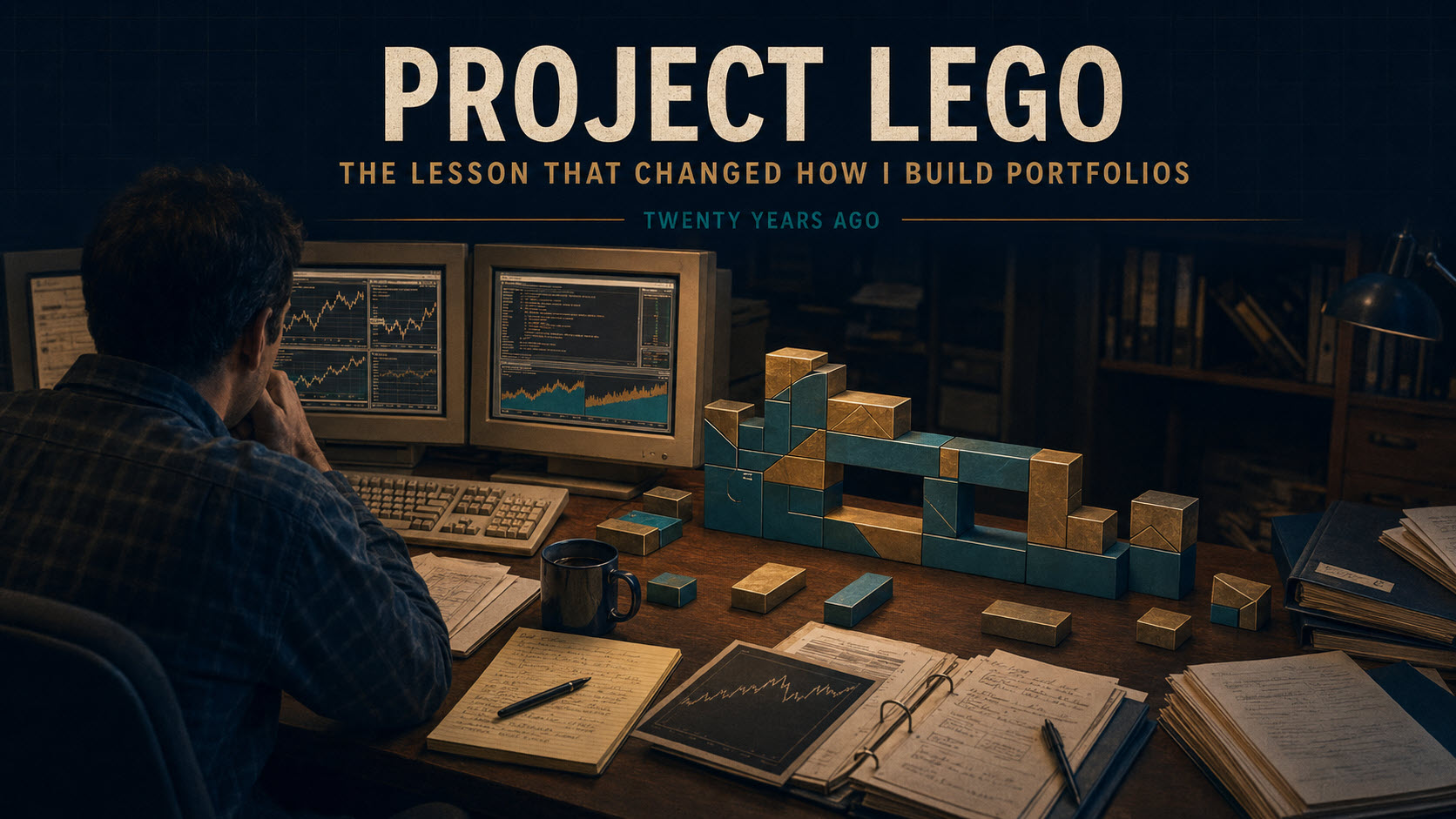 The early hand-built strategy era and the lesson of assembling strategies into one portfolio
